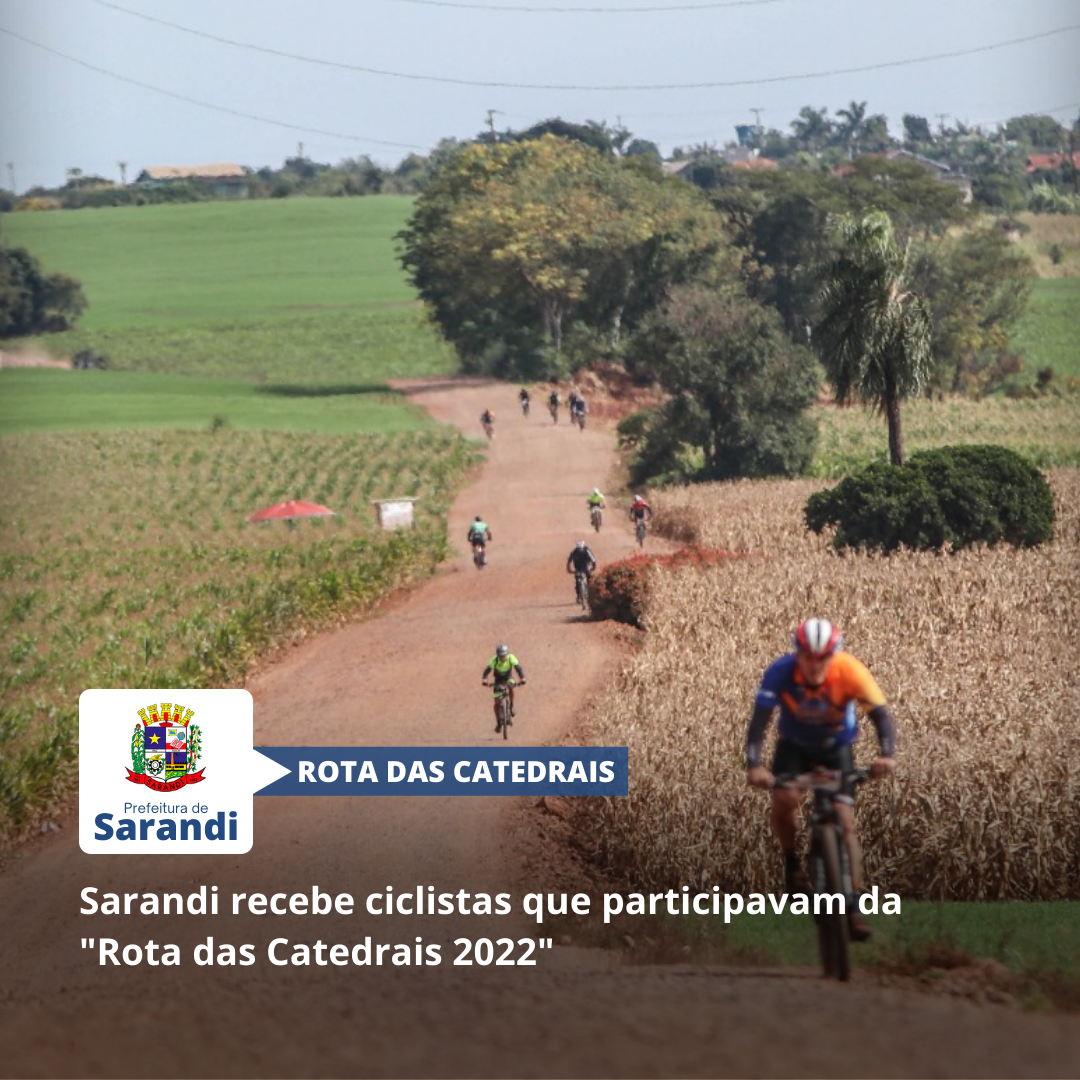 Sarandi recebe ciclistas que participavam da 